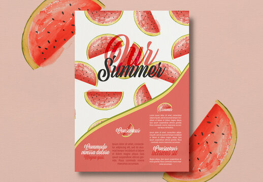 Poster Watermelon Summer