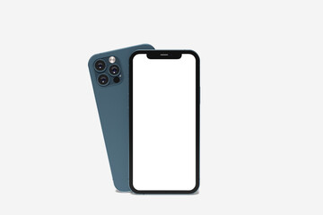  Smart phone Isolated Mockup Blank