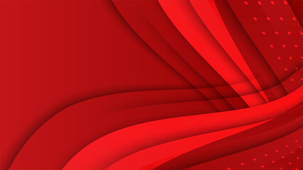 Abstract red vector background with stripes