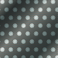 Two color vector floral pattern. Design for wallpaper, wrapping paper, background, fabric. Vector seamless pattern with decorative leaves flower