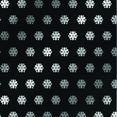 Two color vector floral pattern. Design for wallpaper, wrapping paper, background, fabric. Vector seamless pattern with decorative leaves flower