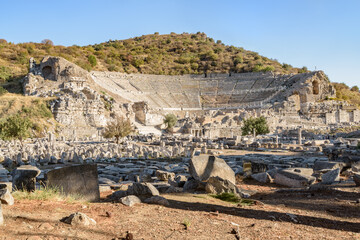 The Theatre of Ephesus (Efes) at Selcuk, Izmir Province, Turkey