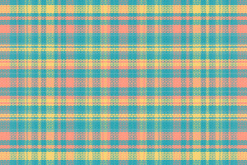 Tartan plaid pattern with texture and summer color.