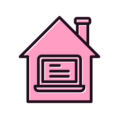 Work From Home  Icon
