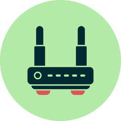 Obraz premium Router Icon