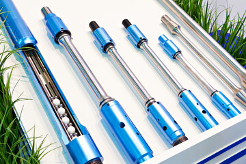 Slotted strainers of downhole motors