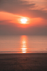 Fototapeta premium sunset on the beach