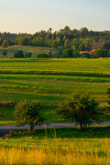 countryside of Polana region, Slovakia, Europe, abandoned place, rural concept, sunset light. Pure nature © fotomolka