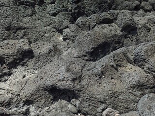 Texture of stones and rocks from the island of Terceira