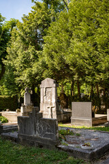 Catholic part of the main Zagreb cemetery, Croatia