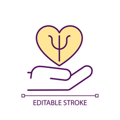 Acupuncture medical practice RGB color icon. Oriental method of healthcare. Alternative medicine. Isolated vector illustration. Simple filled line drawing. Editable stroke. Arial font used