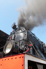 Details from an old steam locomotive