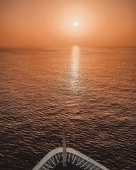 Sunset from cruise ship
