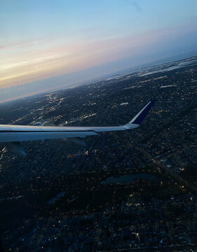 Plane Window City View © sara