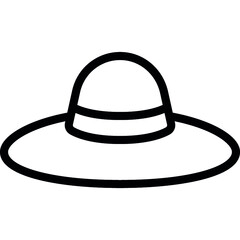 Beach Hat Icon