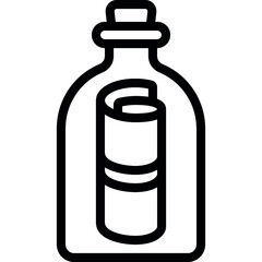 Message In A Bottle Icon