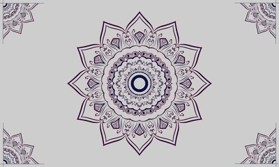 Stylish Mandala Pattern Design Illustration