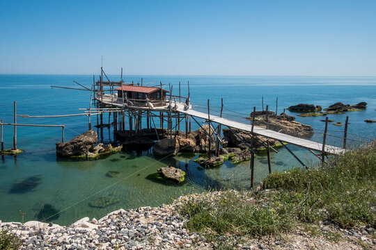 Pista ciclabile Via Verde sulla COsta dei Trabocchi in Abruzzo