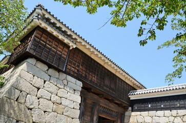 松山城 太鼓門・太鼓門南続櫓・太鼓門北続櫓・巽櫓西塀