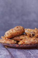 mutton kaban on plate on table 