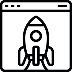 Launch Website Icon