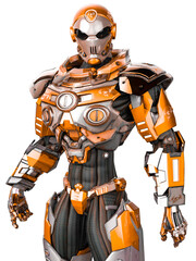 Fototapeta premium knight vision stand up close up front view