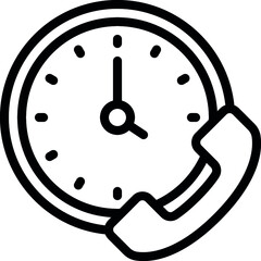 Phone Time Icon