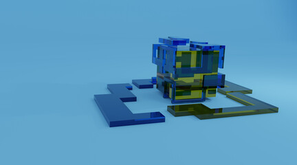 3d Abstract Design © neurostructure