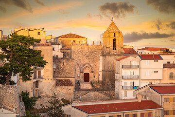 The ancient Church of San Benedetto (St. Benedict), Monte Sant'Angelo, Foggia, Italy
