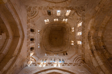 The ancient dome of the Baptistery of San Giovanni in Tumba, Monte Sant'Angelo, Foggia, Italy