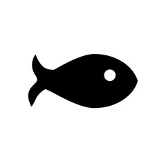 ryba ikona wektorowa - obrazy, fototapety, plakaty