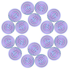 abstract background with circles