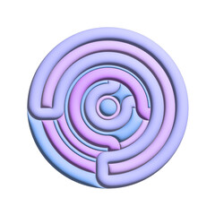 3d render of spiral