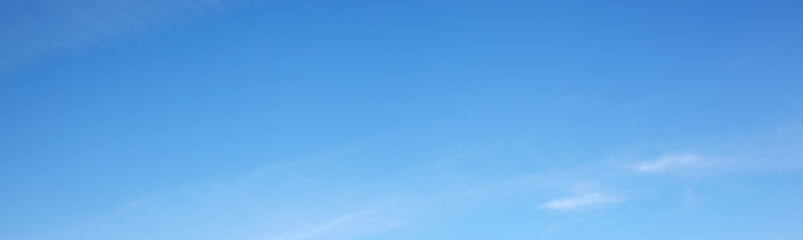 Abstract image of blurred sky. Blue sky background