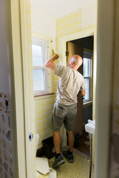 demolition of bathroom