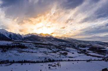 Gore Range in Silverthorne, Colorado