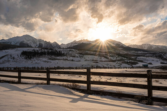 Gore Range In Silverthorne, Colorado