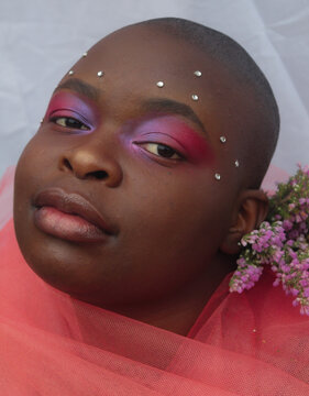 Ebony on Lavender