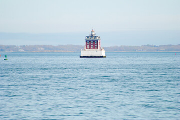 Obraz premium New London Ledge Light, New London, Connecticut, United States 