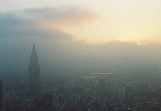 Dawn Rises on Shinjuku