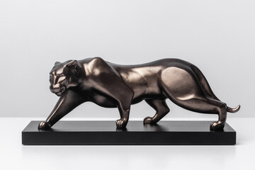 Creative sculpture of puma