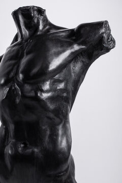 Fototapeta Metal sculpture in studio