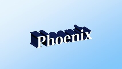 200 US City Names Animated