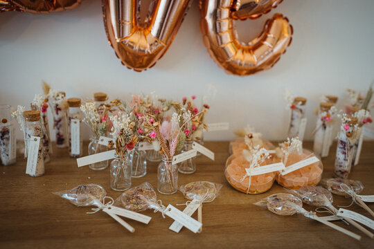 Candy, sweets and decorations