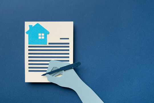 Signing a real estate purchase agreement