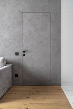 Apartments in contemporary style with gray walls