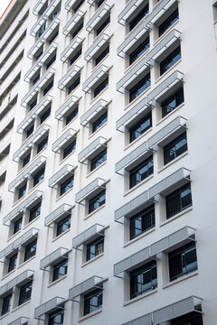 Singapore High Density Residential Building HDB Facade