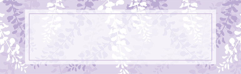 藤の花のイメージ背景（コピースペースあり）