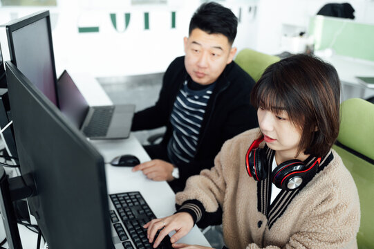 Business people working together in office