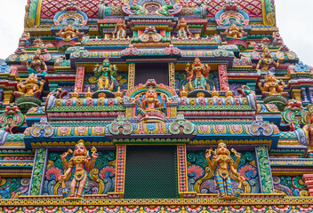 Fototapeta na wymiar Hindu god in central of Bangkok, is a place for worshiping.